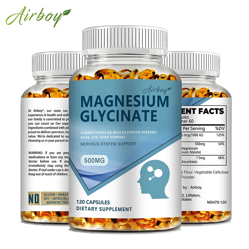 Magnesium Glycinate Capsule - Magnesium Glycinate - Improve Sleep, Relax