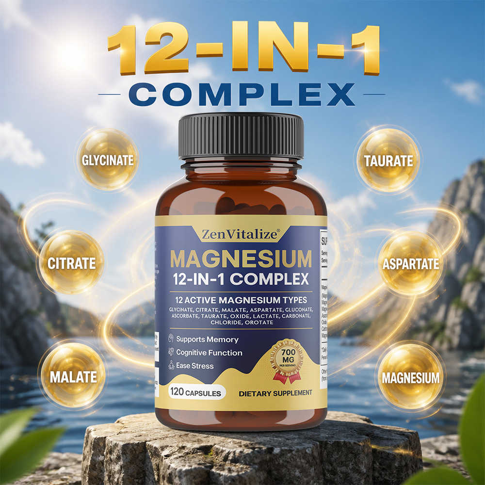 Magnesium Complex 12 in 1 Magn - Magnesium Glycinate Capsule recension och pris