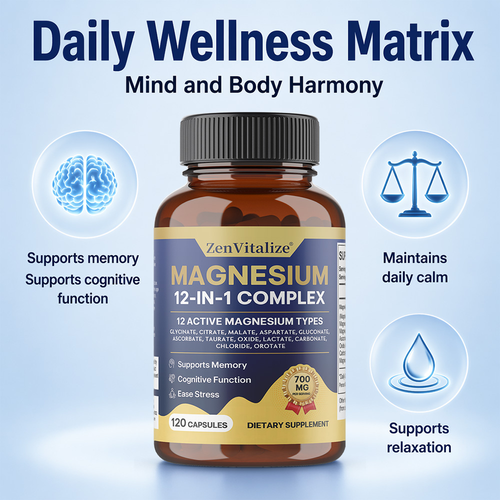 Magnesium Complex 12 in 1 Magn - Magnesium Glycinate Capsule recension och pris