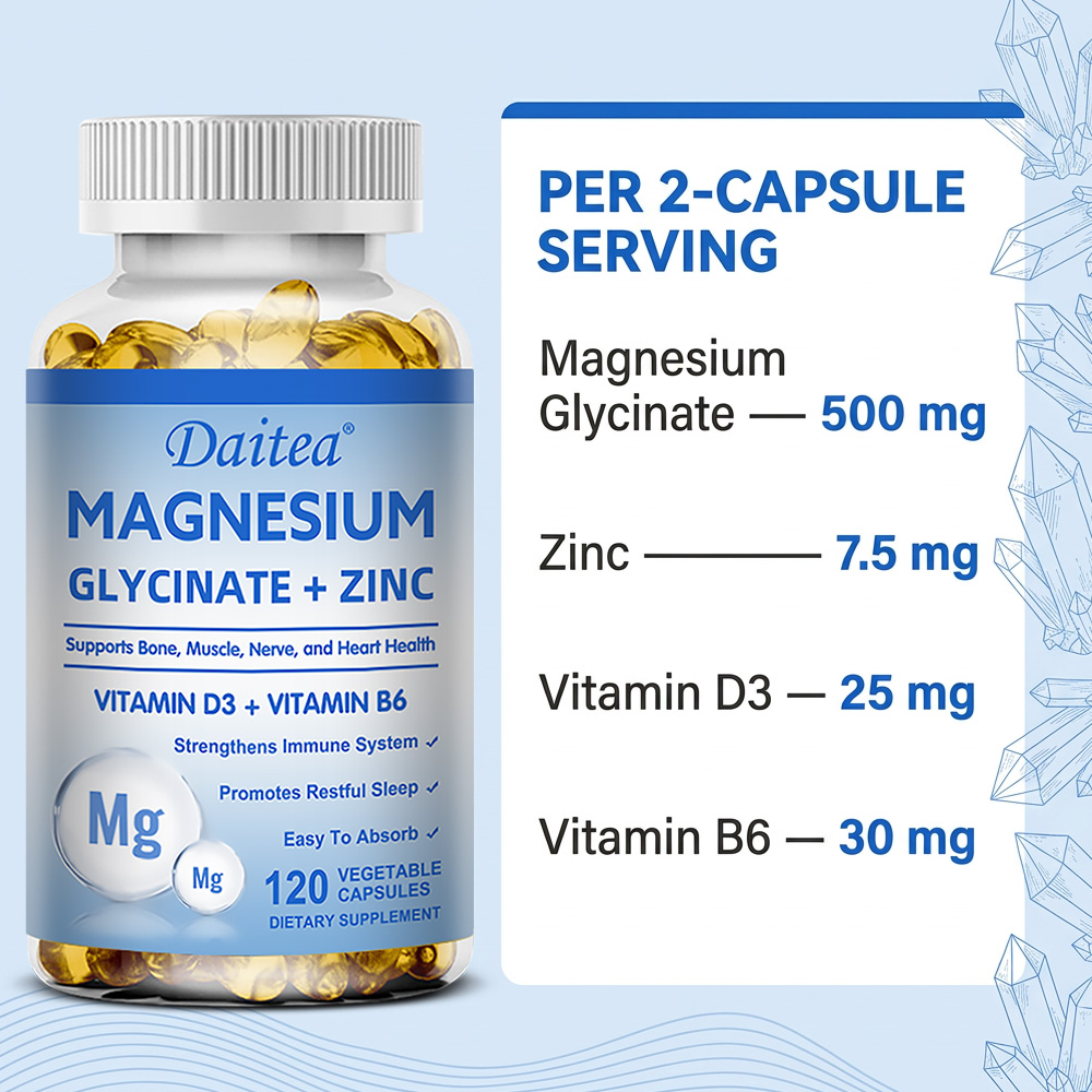Magnesium Glycinate + Zinc - I - Magnesium Glycinate Capsule recension och pris