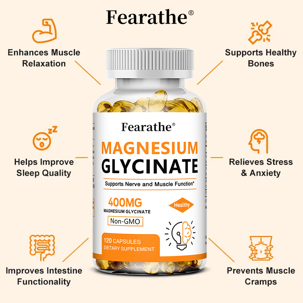 Magnesium Glycinate 400mg Caps - Magnesium Glycinate Capsule recension och pris