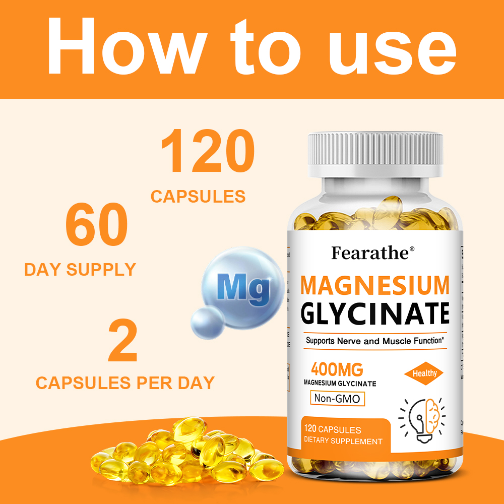 Magnesium Glycinate 400mg Caps - Magnesium Glycinate Capsule recension och pris