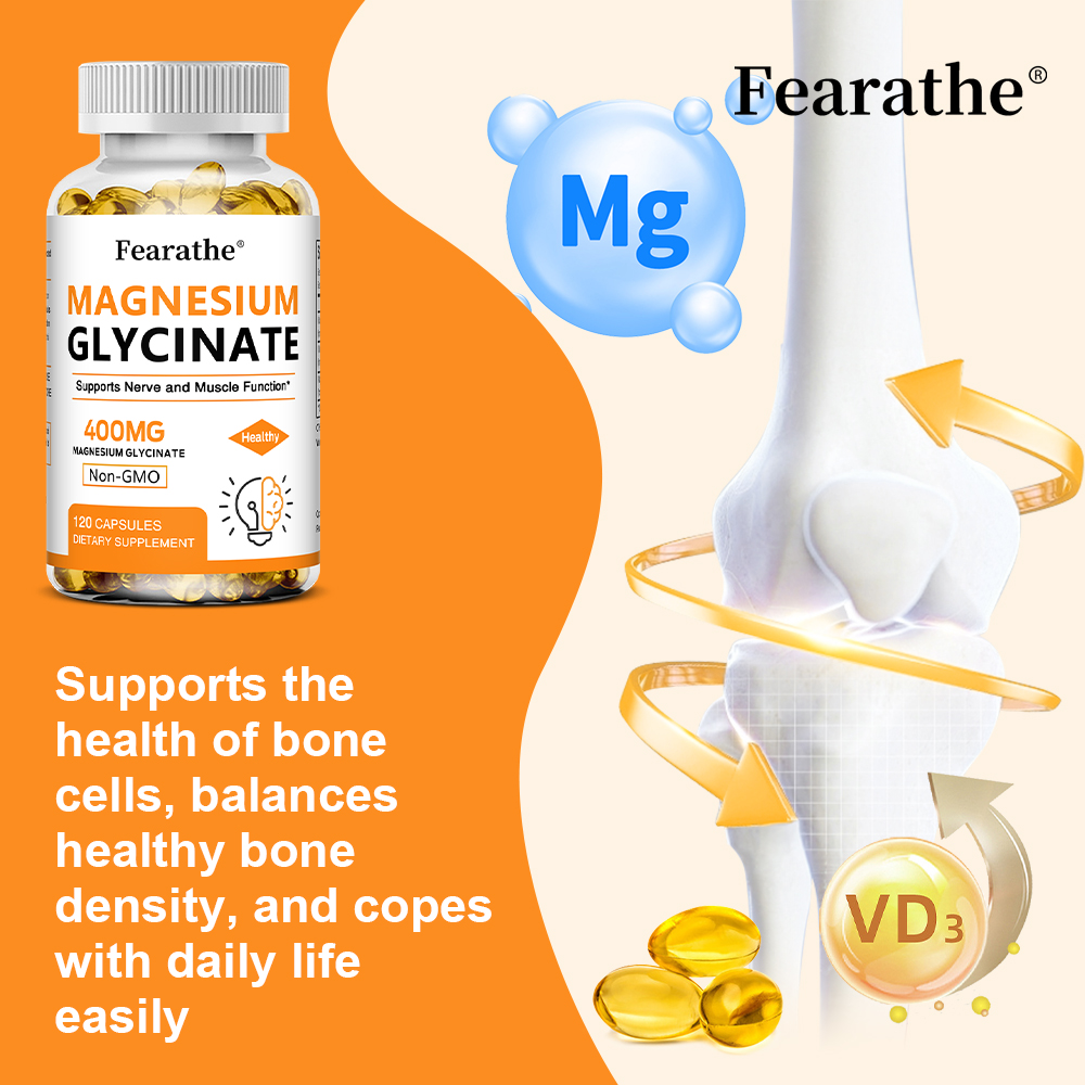 Magnesium Glycinate 400mg Caps - Magnesium Glycinate Capsule recension och pris