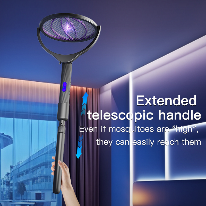 Rotating Mosquito Head Bug Zap - Head Racket Boom recension och pris