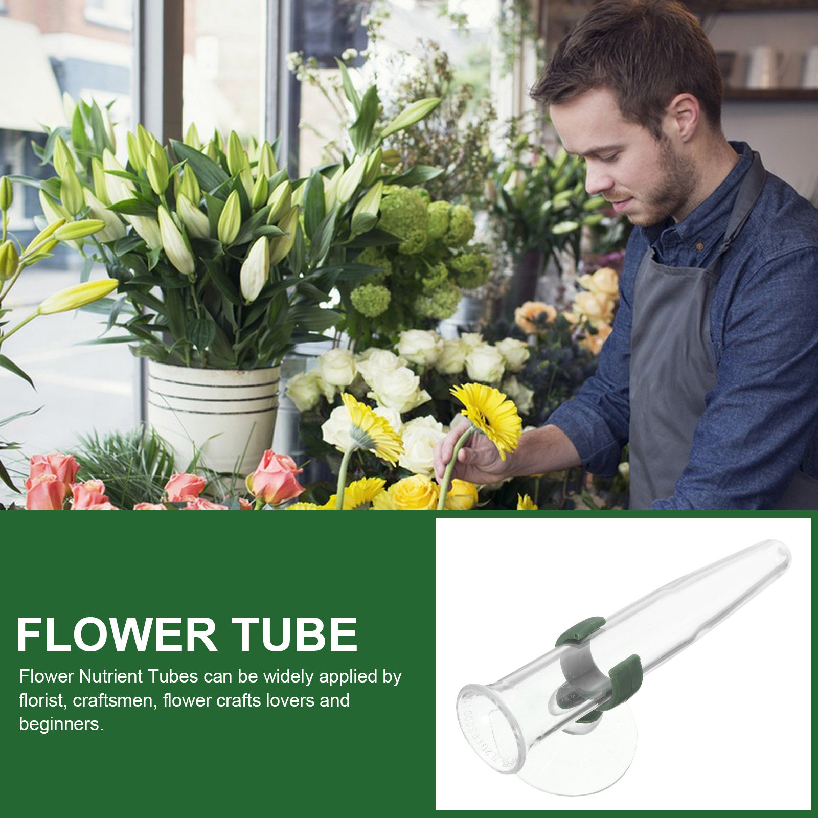 8Pcs Flower Nutrition Tubes wi - Nutrition & Fitness Hub Photos recension och pris