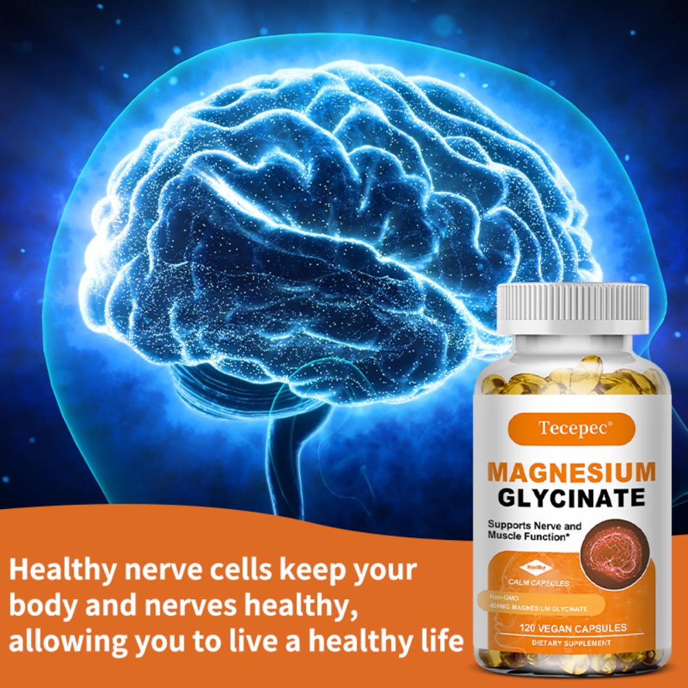 Magnesium Glycinate - Helps wi - Magnesium Glycinate Capsule recension och pris