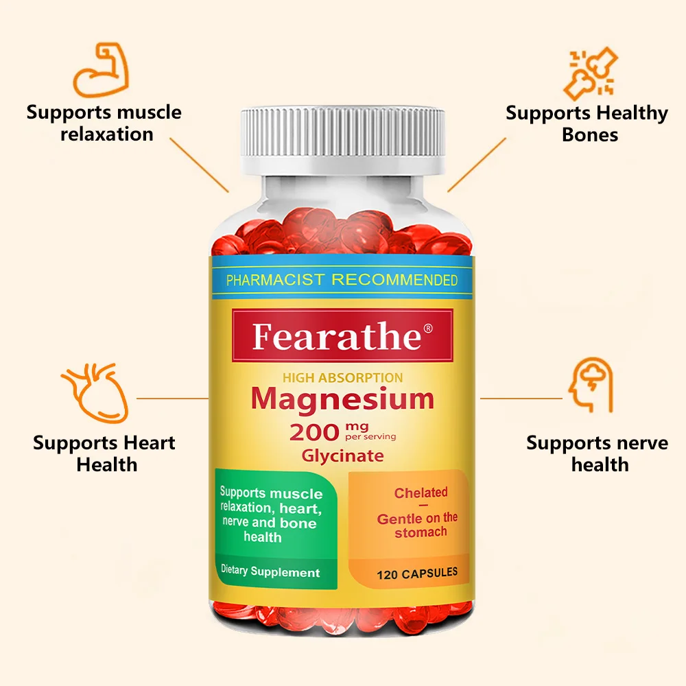 200 Mg Magnesium Glycinate Cap - Magnesium Glycinate Capsule recension och pris