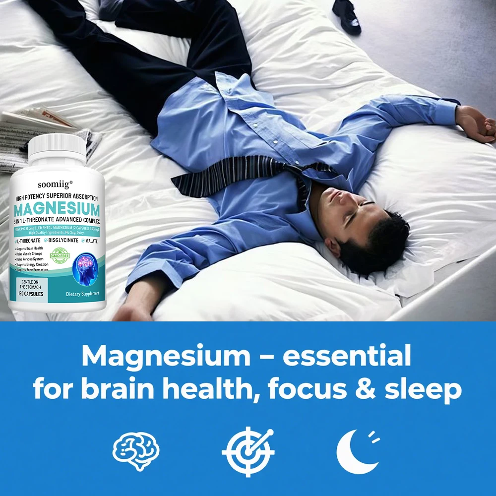3-in-1 - Magnesium L-Threonate - Magnesium Glycinate Capsule recension och pris