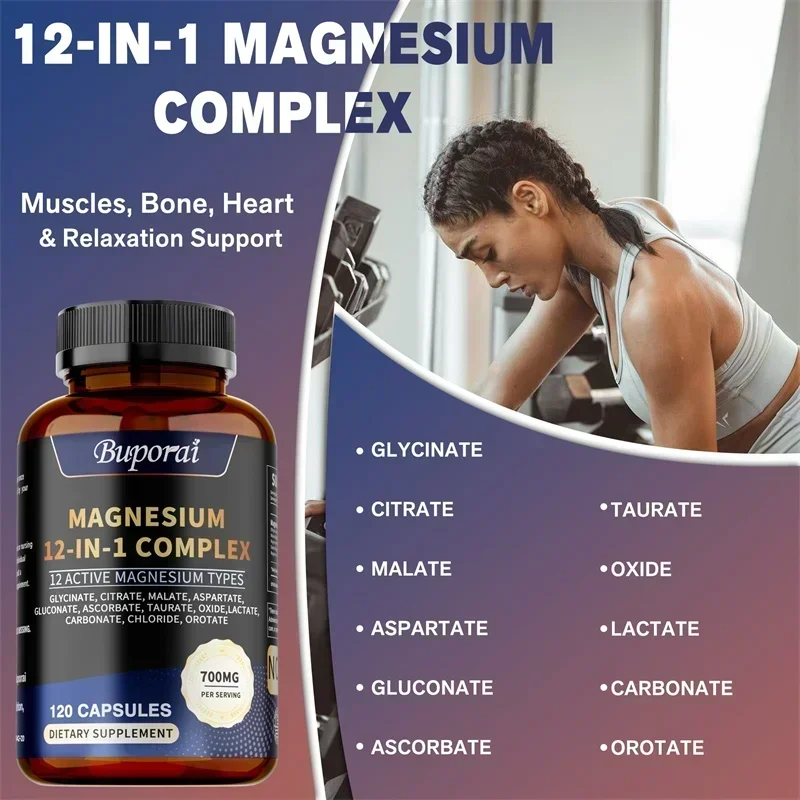 Magnesium Complex - Relaxation - Magnesium Glycinate Capsule recension och pris